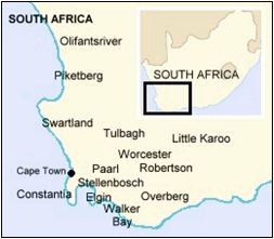 South Africian Wine Growing Areas